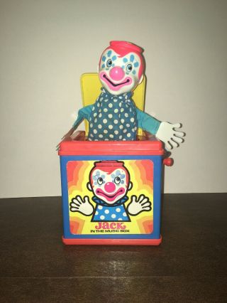 Vintage - - Mattel Inc - 1976 Jack In The Music Box