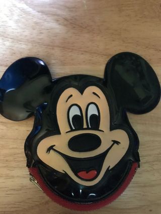 Vintage Walt Disney World Mickey Mouse Squeak Coin Purse