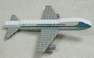 Lego Air Force One Presidential Airplane Vintage Partial