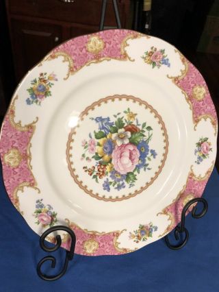 Vintage Royal Albert England Dinner Plate Lady Carlyle