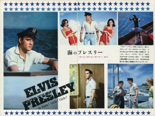 Elvis Presley Girls Girls Girls 1963 Vintage Japan Picture Clippings 2 - Pages Ed6