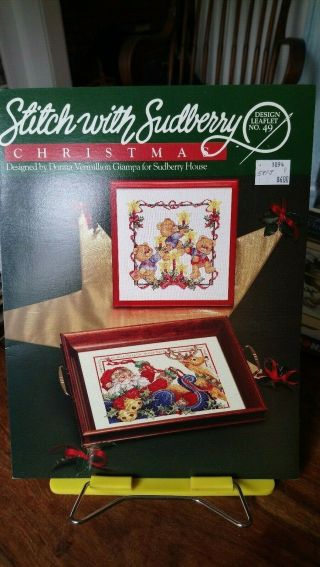 Vtg Cross Stitch Chart Only Sudberry House Christmas Donna Vermillion Giampa