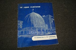 Vintage The London Planetarium Brochure 1950,  S