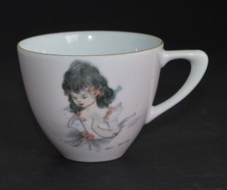 Vintage Brownie Downing Tea Cup - Ballerina - Pale Pink