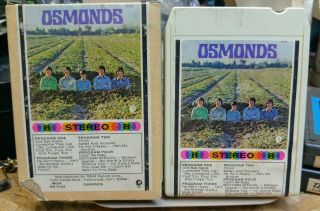 Osmonds Self Titled Vintage 8 Track W/picture Sleeve -