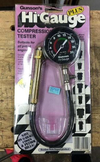 Vintage Compression Tester Pressure Gauge