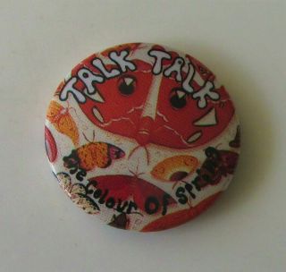 Talk Talk The Colour Of Spring Vintage Metal Button Badge From The 1980 