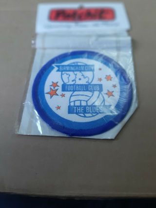 Birmingham City F.  C Vintage 1970s Football Sew On Badge