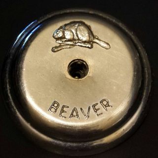 1 X Beaver Vending Machine Lid Top Vintage 40/50 Years Old