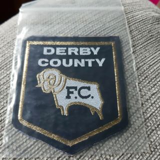 Derby County F C Vintage 1970s Football Sew On Badge