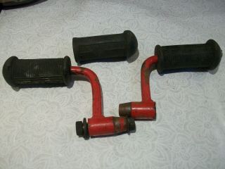 Royal Enfield India Others? Vintage Motorcycle Footrests C/w Spare Rubber