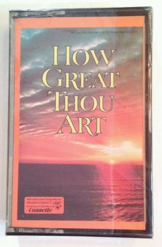 How Great Thou Art Music Cassette 3 Nos Vtg 1983 Readers Digest Hymns