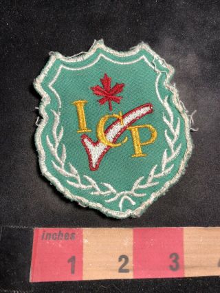 Vintage Icp Canada Maple Leaf Patch 93h2