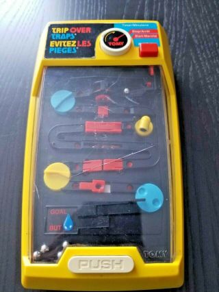 Vintage Tomy Trip Over Traps Electronic Game 1980s