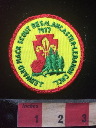 Vtg 1977 Mack Scout Reservation Lancaster Lebanon Council Pa Bsa Patch 78e5