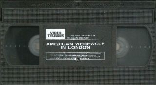 An American Werewolf in London VHS 1990 David Naughton Griffin Dunne Horror VTG 4
