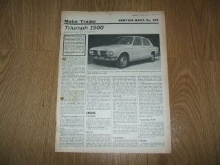 1971 Triumph 1500,  Car 
