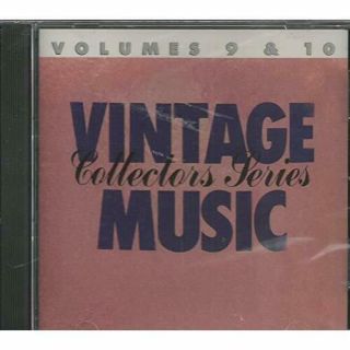 Vintage Music Collectors Series Volumes 9 And 10 On Audio Cd Album 1990