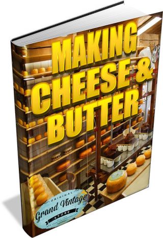 Cheese & Butter Making - 76 Vintage Books On Dvd - Dairy,  Milk,  Cows