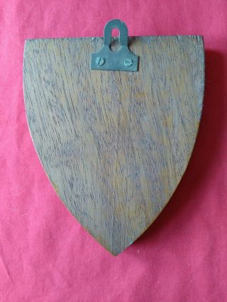 Vintage BIRCHFIELD R.  F.  C Wall Plaque HAND PAINTED SHIELD 4