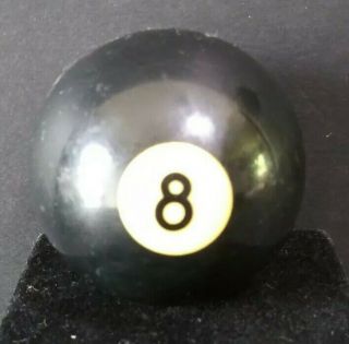 Vintage Aramith 8 Replacement Ball 2 1/4 " Belgium Pool Billards 8 Ball Black