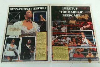 WWF - Vintage Merlin ' s WWF Superstars Of Wrestling Sticker Album 2 Inc Stickers 3