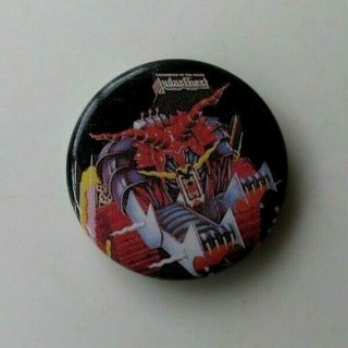 Judas Priest Defenders Vintage Metal Button Badge From The 1980 