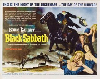 Black Sabbath Vintage Horror Movie Poster A3 Reprint