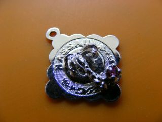 A17 VINTAGE STERLING SILVER CHARM CHARMS CAR CLOWN COW TUG LAMP CLOCK BOOT SWAN 5