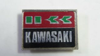 Vintage Kawasaki Motorcycle Badge Made In England