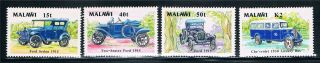 Malawi 1990 Vintage Vehicles Sg 833/6 Mnh