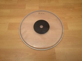 12 " Vintage Premier Elite Resonator Soundwave Black Dot Donut Single Ply Head