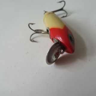 Fishing Lure Vintage 2½ " South Bend Fish - Obite Arrow Red Head