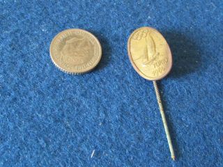 Vintage Stick Pin Badge - Tokyo Olympics 1964 - Sailing 2