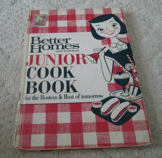 Cookbook: Vintage Better Homes And Gardens Junior Cook Book 1963