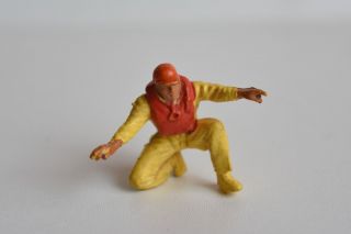 Vintage Britains R.  N.  L.  I Zodiac Style Dingy Rescue Boat Figure Toy Soldier 1:32