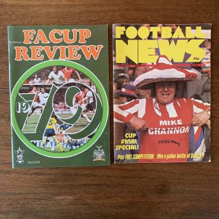 Vintage Football Magazines - Fa Cup Review 1979,  Football News 1976