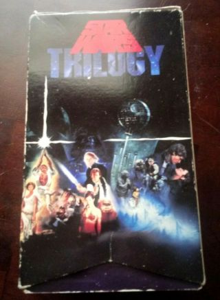 Star Wars Trilogy 1992 Vhs Unaltered Theatrical Cbs Fox Box Set Vintage