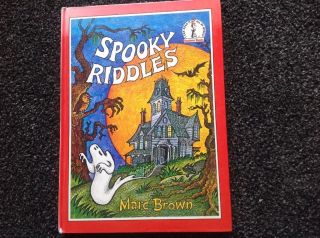 Spooky Riddles Marc Brown Hardcover Vintage 1983 Dr Seuss Beginner Books