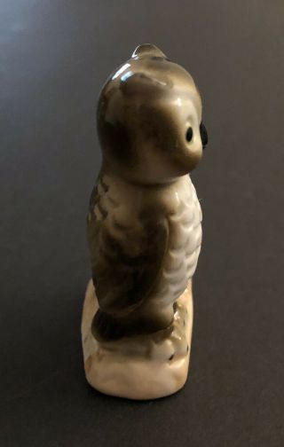 Vintage OWL Ceramic Toothpick Holder 5