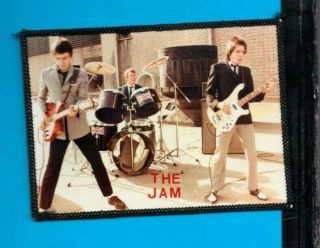The Jam Paul Weller (3) Mod Vintage 1980s Photopatch - Postfree To Uk