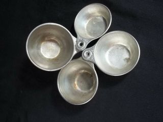 Vintage Metal Measuring Cups Set of 4 2