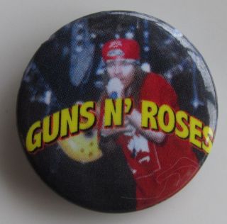 Guns N Roses Vintage Metal Button Badge From The 1980 