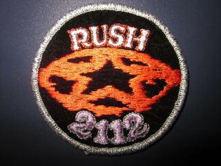 Vintage Vtg 80s Embroidered Rock & Roll Band Music Patch - Rush 2112