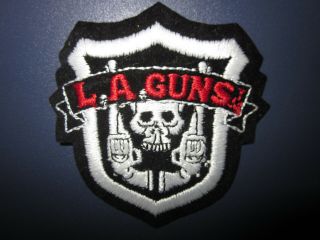 Vintage Vtg 80s Embroidered Rock & Roll Band Music Patch - L.  A.  Guns