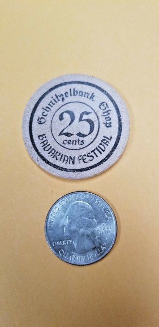 SET OF 6 VINTAGE WOOD (Frankenmuth Michigan) good for token – Schnitzelbank 5