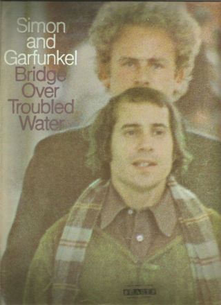 Vintage Sheet Music Bridge Over Troubled Water Simon & Garfunkel (1970)