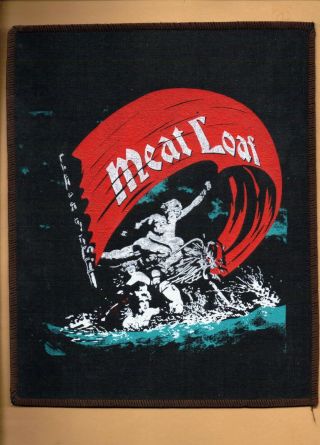 Meat Loaf Dead Ringer Vintage 1980s Sew - On Patch