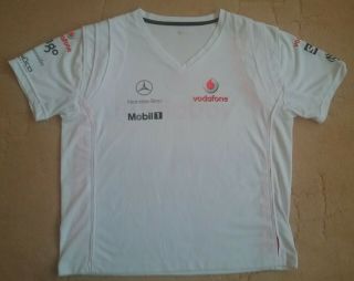 Vintage F1 Mclaren Mercedez Vodafone T - Shirt : Size M :