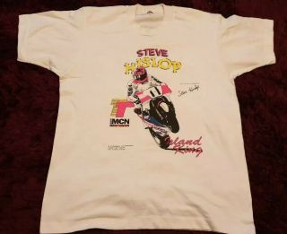 Vintage Steve Hislop T Shirt Isle Of Man Tt
